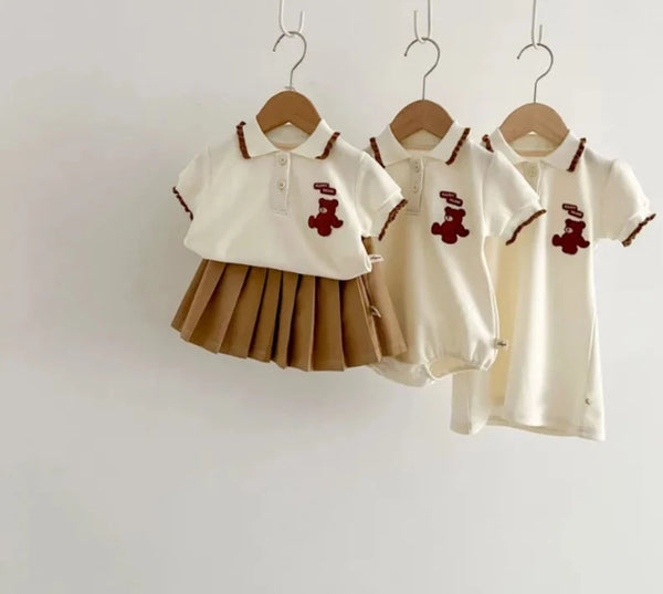 Goldilox Bear Polo Set